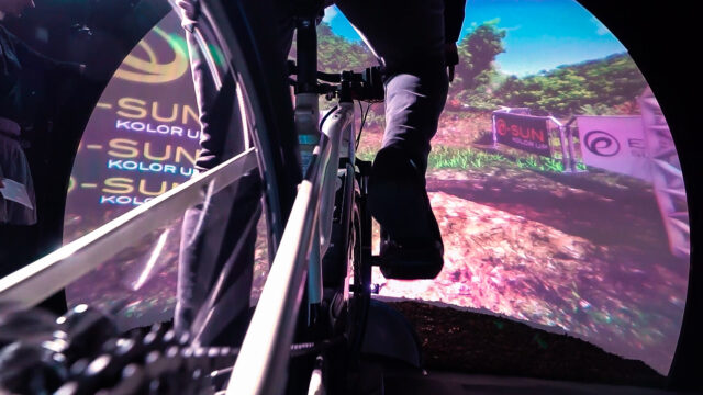 Essilor bike simulator