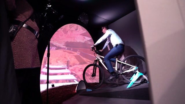 Essilor bike simulator