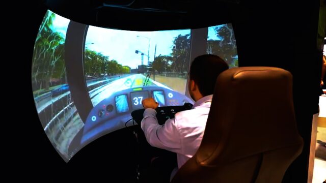 RATP streetcar simulator